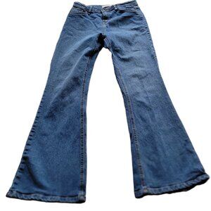 Women's CIZARO Premium Jeans-Blue-Denim Bootcut.